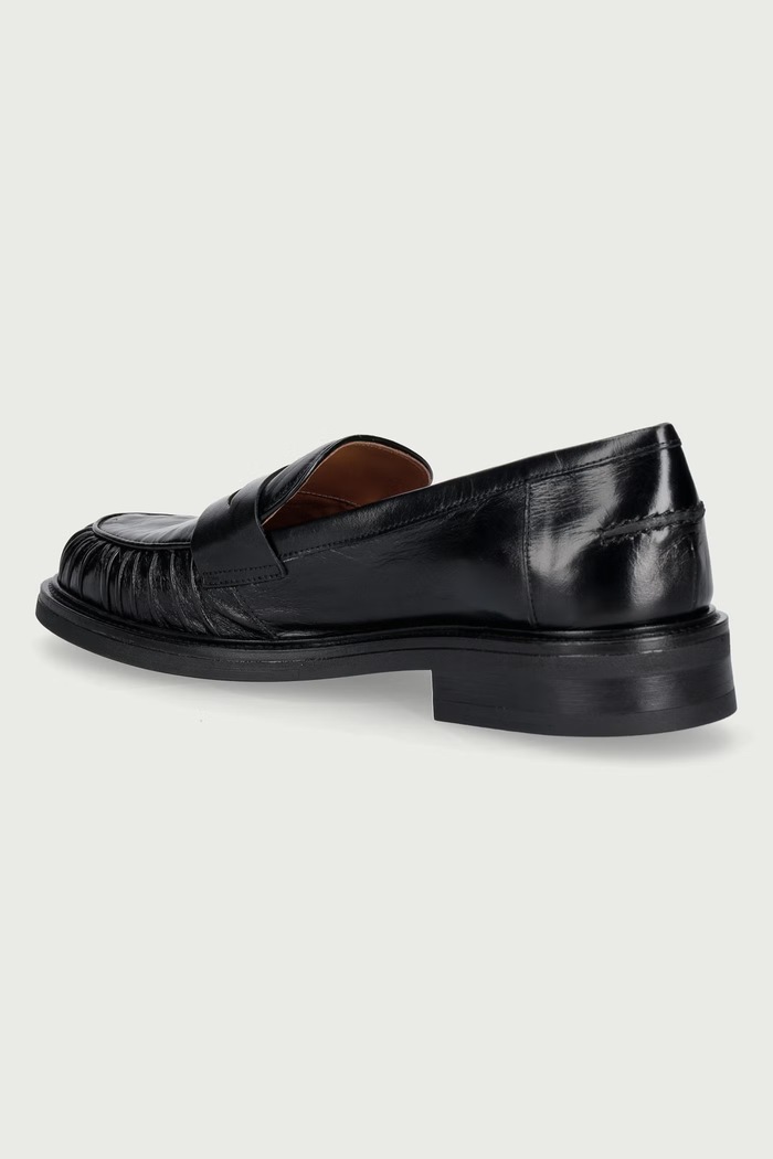 Obuwie Billi Bi Mokasyny damskie skórzane Black Athene 770 B1349.770 czarny