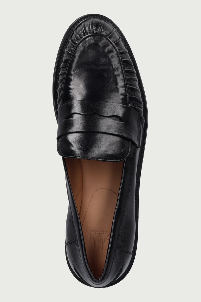 Mokasyny damskie skórzane Black Athene 770 Billi Bi B1349.770 czarny