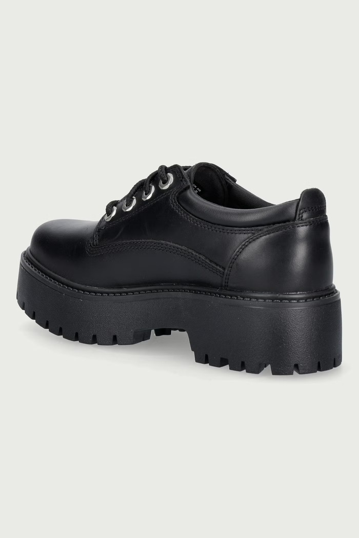 Obuwie Timberland Stone Street Lace Up półbuty damskie skórzane TB0A5UF9W021 czarny