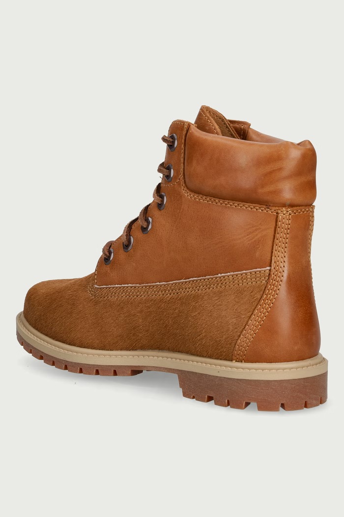 Shoes Timberland Premium 6 Inch Lace Up ankle boots Women's leather TB0A5M5N01N1 brown