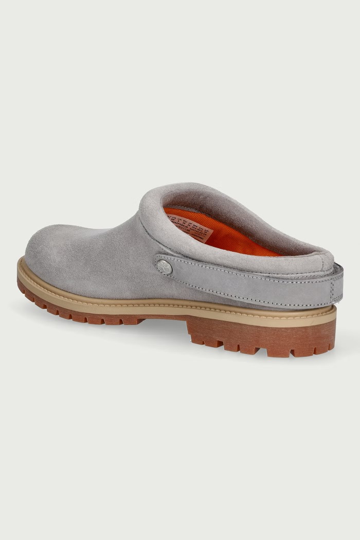 Παπούτσια Timberland Premium Clog σαγιονάρες mules Γυναικείες σουέτ TB0A2PSBEJR1 γκρί