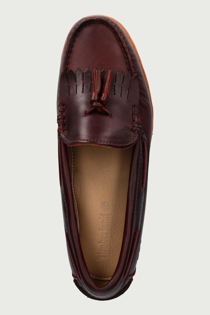 Authentic Loafer mokasyny damskie skórzane Timberland TB0A2Q21EIW1 bordowy