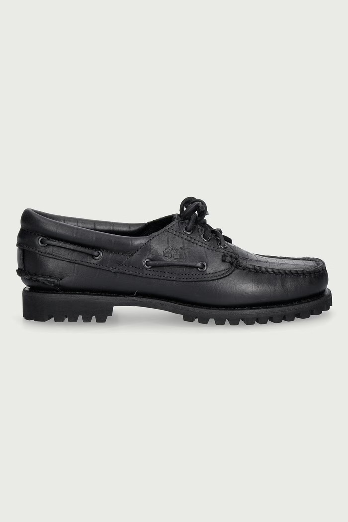 Timberland Authentic Boat mokasyny damskie skórzane TB0A2GNVW021 czarny AW26