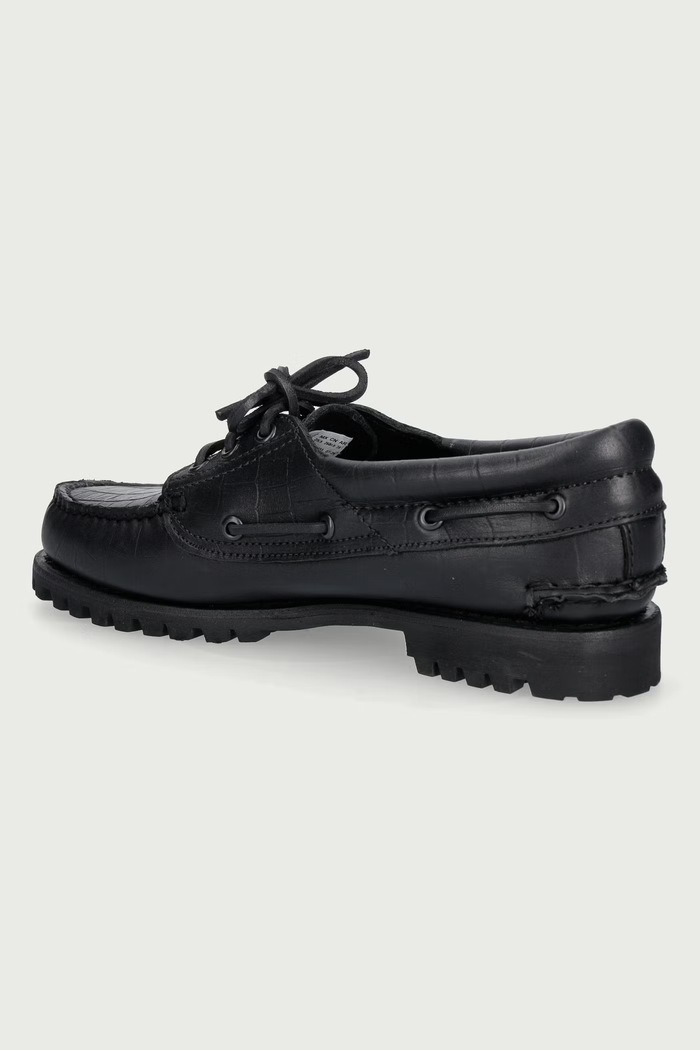 Obuwie Timberland Authentic Boat mokasyny damskie skórzane TB0A2GNVW021 czarny