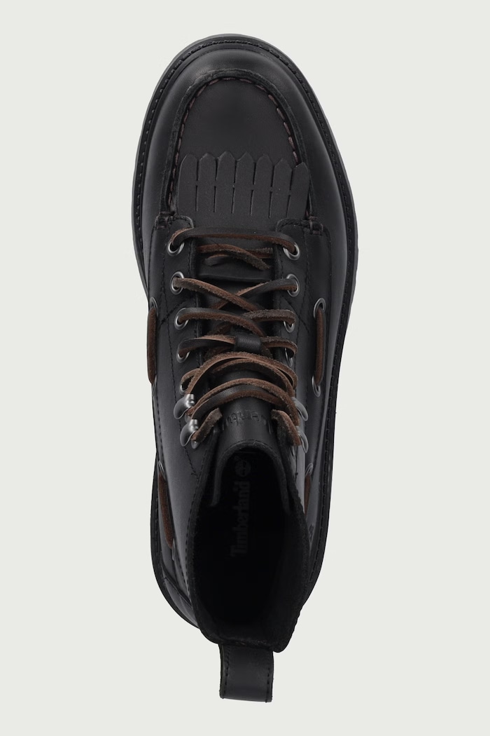 Stone Street Mid Lace trapery na platformie damskie skórzane Timberland TB0A27YZW021 czarny