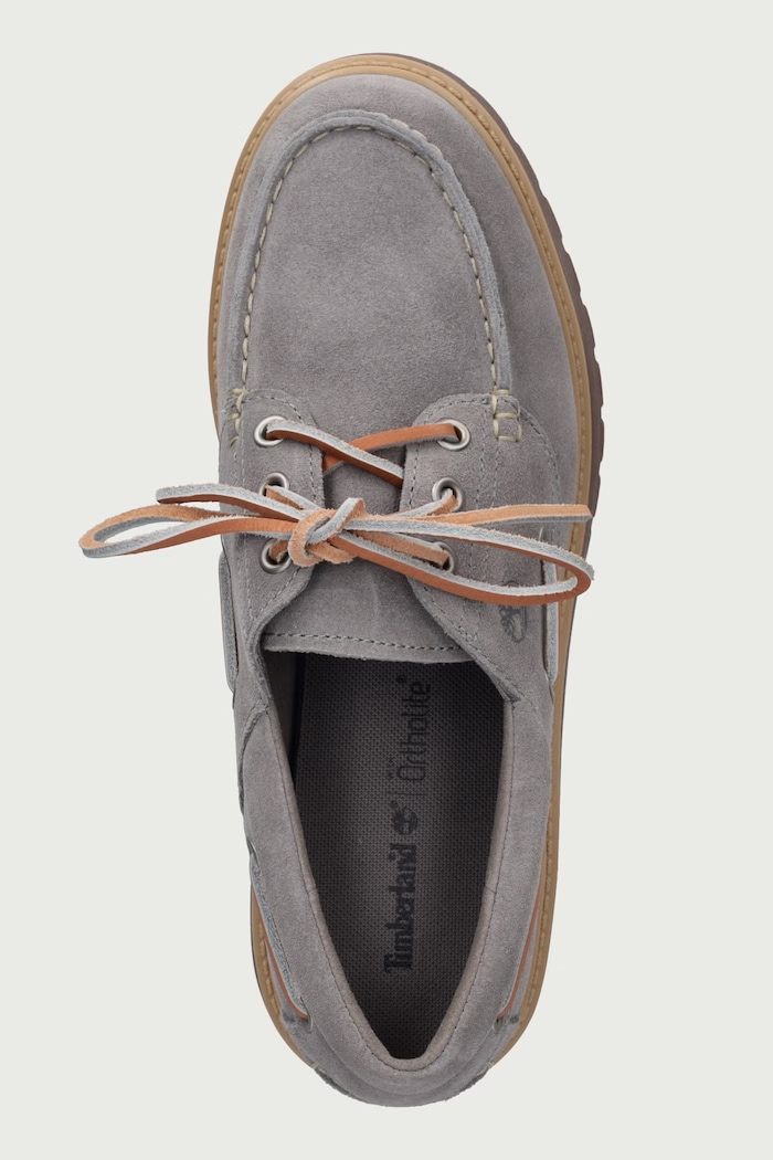 Stone Street Boat μοκασίνια με πλατφόρμα Γυναικεία σουέτ Timberland TB0A2GVFEJR1 γκρί
