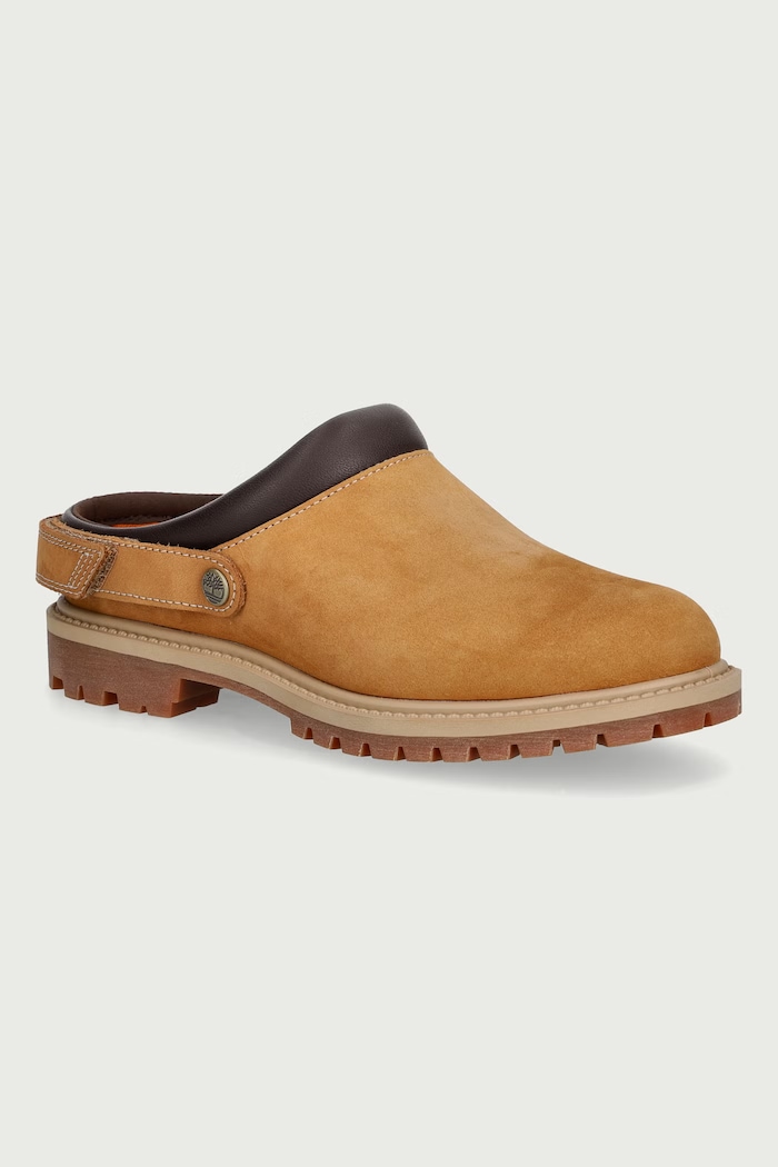 Timberland Clog σαγιονάρες mules Γυναικείες nubuck καφέ TB0A2PSB7541