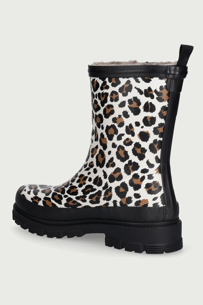 Obuwie Verbenas Kalosze damskie LINA FUR SMOOTH LEO/BLACK 9302191203.LEOBLACK beżowy