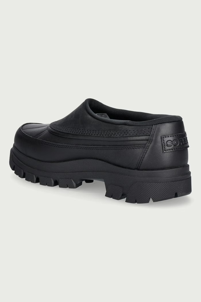 Obuwie Sorel DAYSTORM CLOG półbuty damskie skórzane 2164811010 czarny