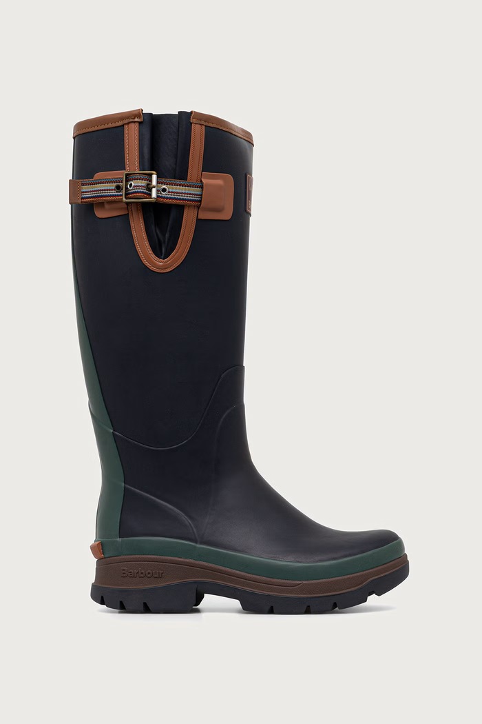 Barbour X PAUL SMITH kalosze damskie LRF0150NY91 granatowy AW26