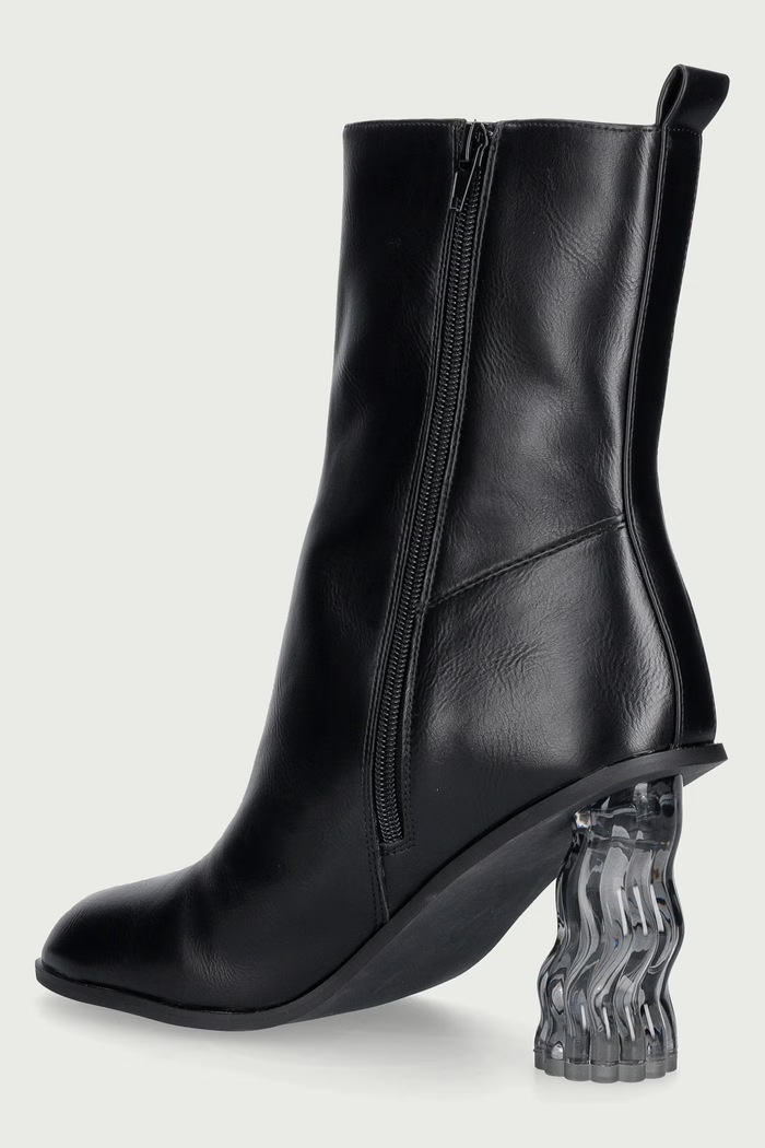 Obuwie Koi Footwear Botki damskie Essence Heeled Tabi Essence.Heeled.Tabi czarny