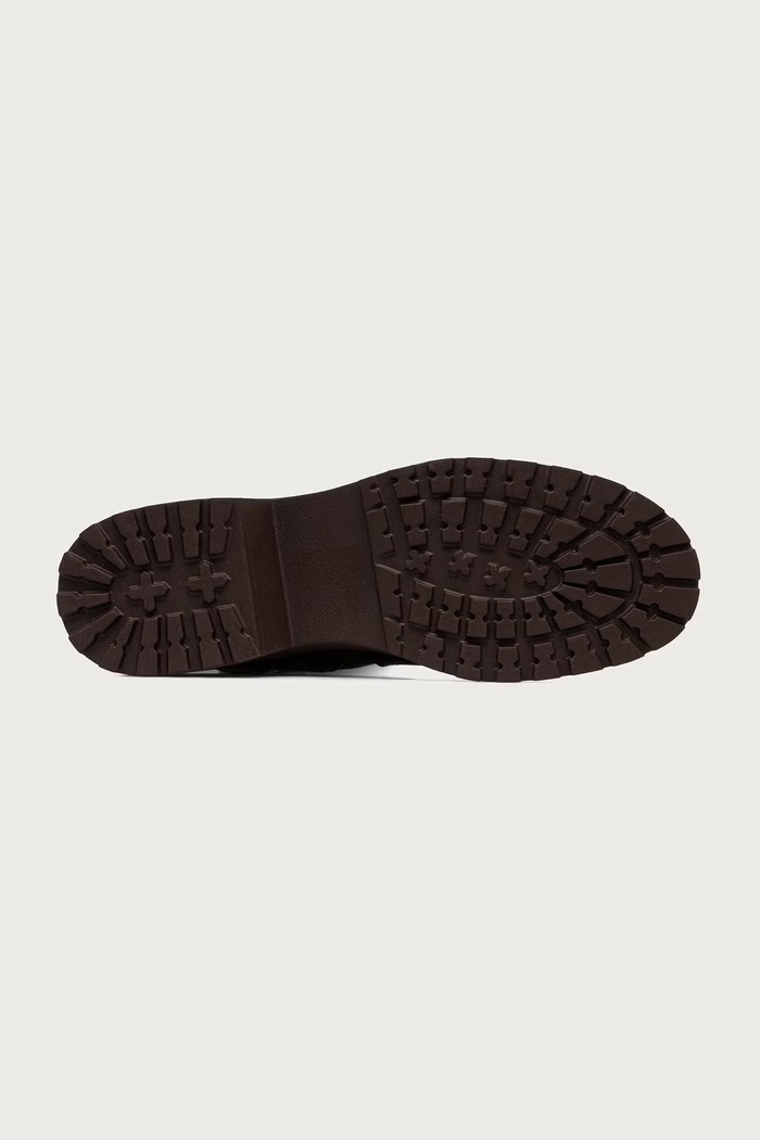 Kozaki na platformie damskie Caller Steve Madden brązowy 11004962.003