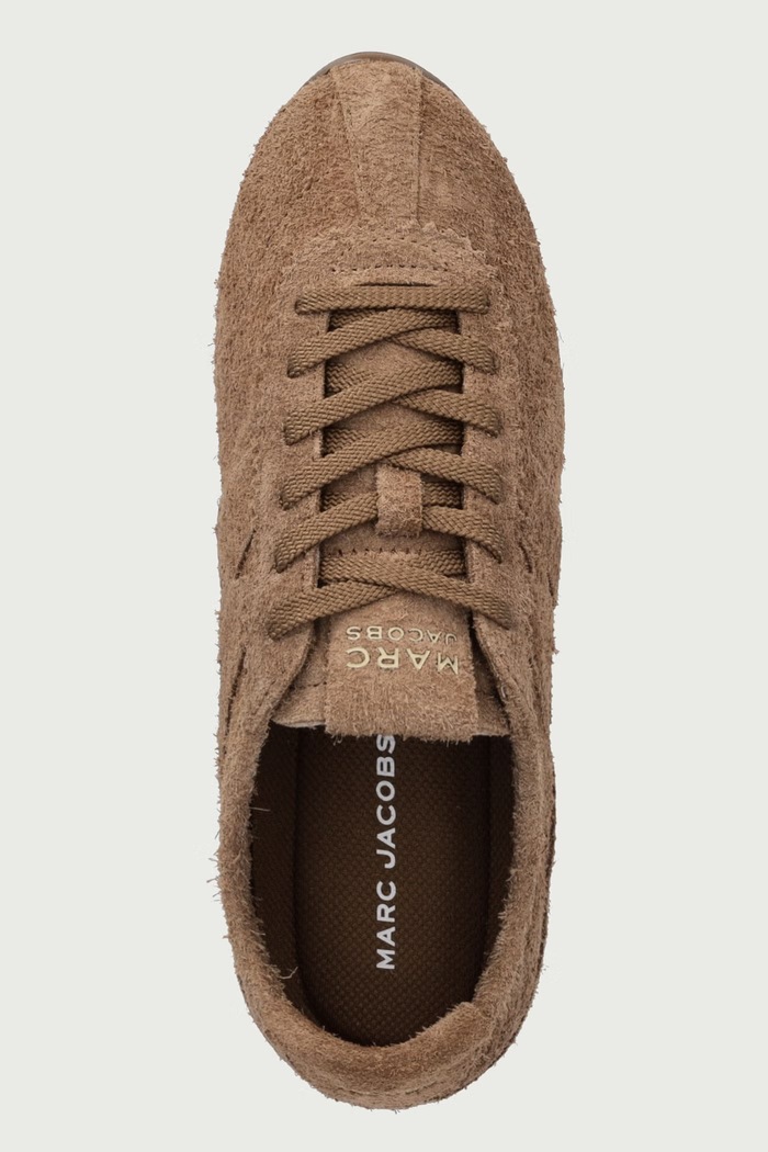 THE 400 BLEECKER RUNNER sneakersy damskie zamszowe MARC JACOBS 2F6FSN001F01.247 beżowy