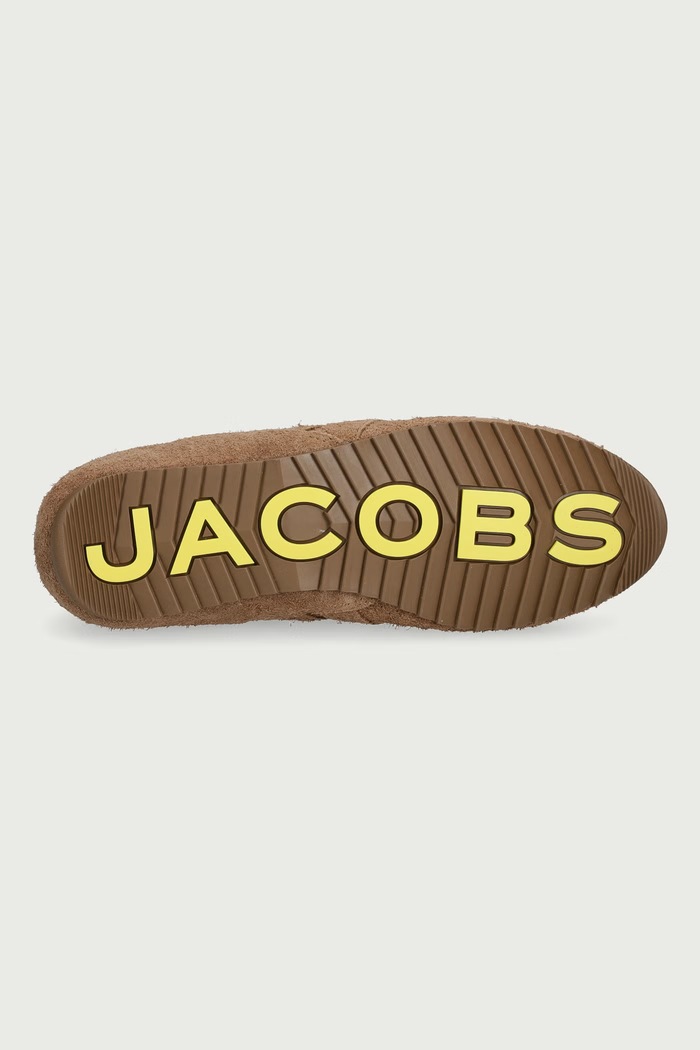THE 400 BLEECKER RUNNER sneakersy damskie zamszowe MARC JACOBS beżowy 2F6FSN001F01.247