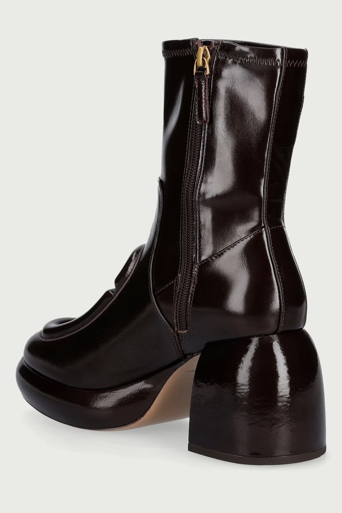Obuwie MARC JACOBS Kozaki damskie THE POP J MARC ANKLE BOOT 2F6FBO001F21.915 brązowy