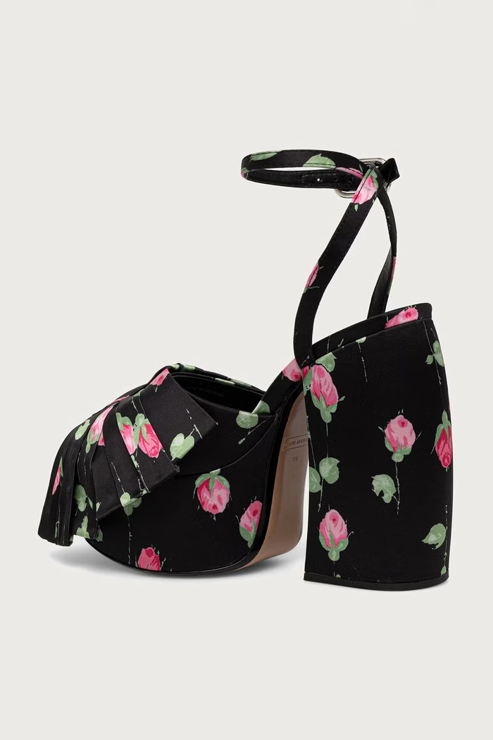 Obuwie MARC JACOBS Sandały na słupku THE BOW PLATFORM HEEL 2F6FPM001F17.002 czarny