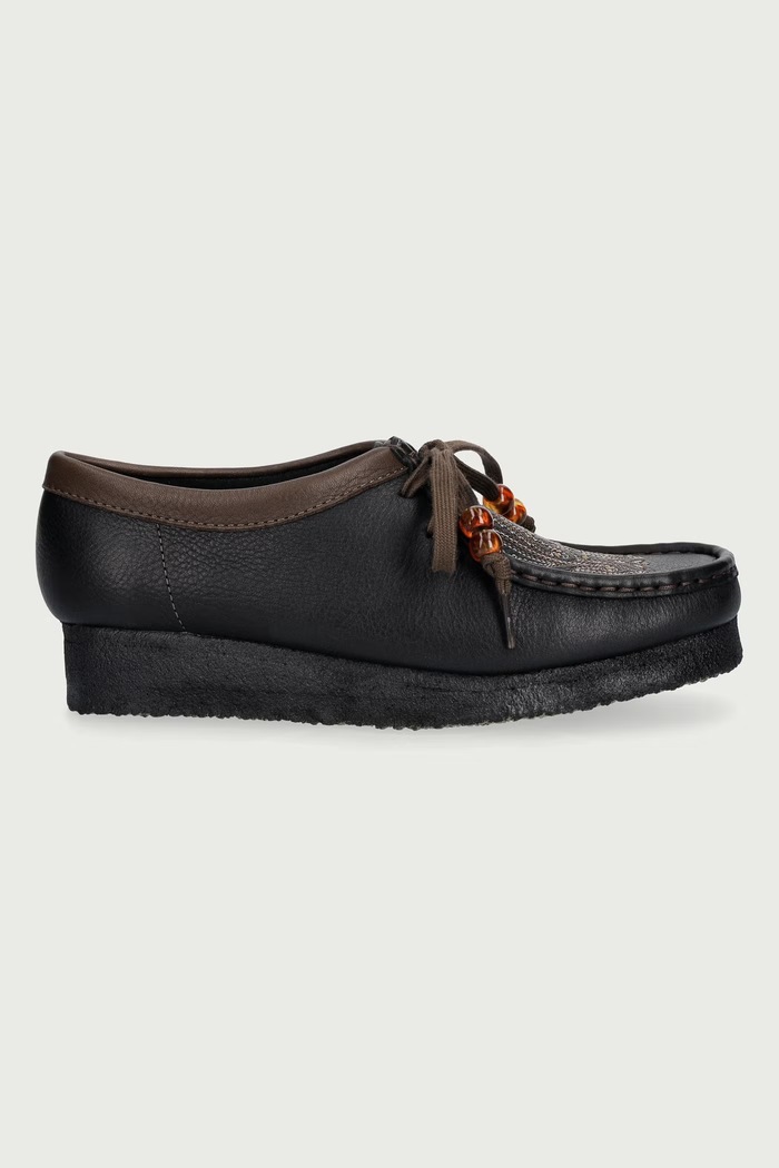 Clarks Originals Mokasyny damskie skórzane 26328520 czarny AW26