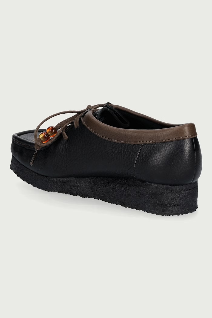 Obuwie Clarks Originals Mokasyny damskie skórzane 26328520 czarny