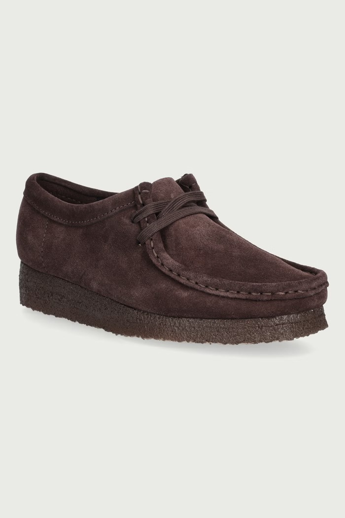 Clarks Originals Mokasyny damskie zamszowe brązowy 26329835