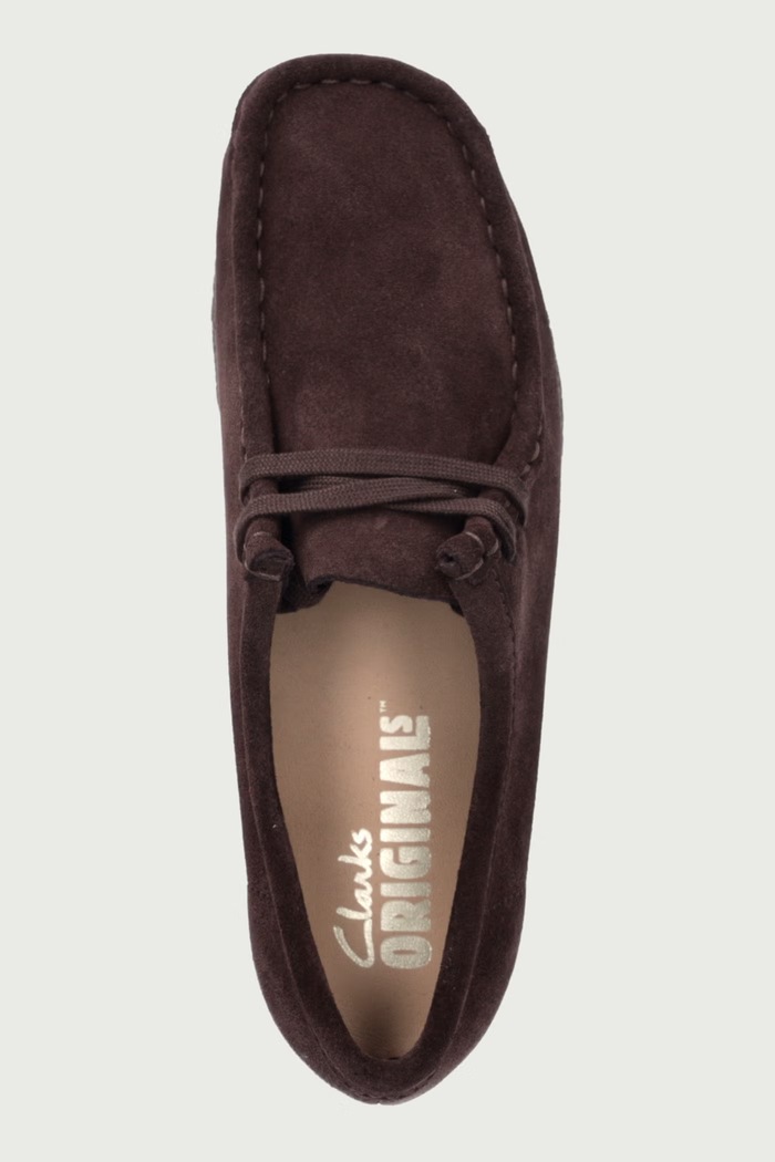 Mokasyny damskie zamszowe Clarks Originals 26329835 brązowy