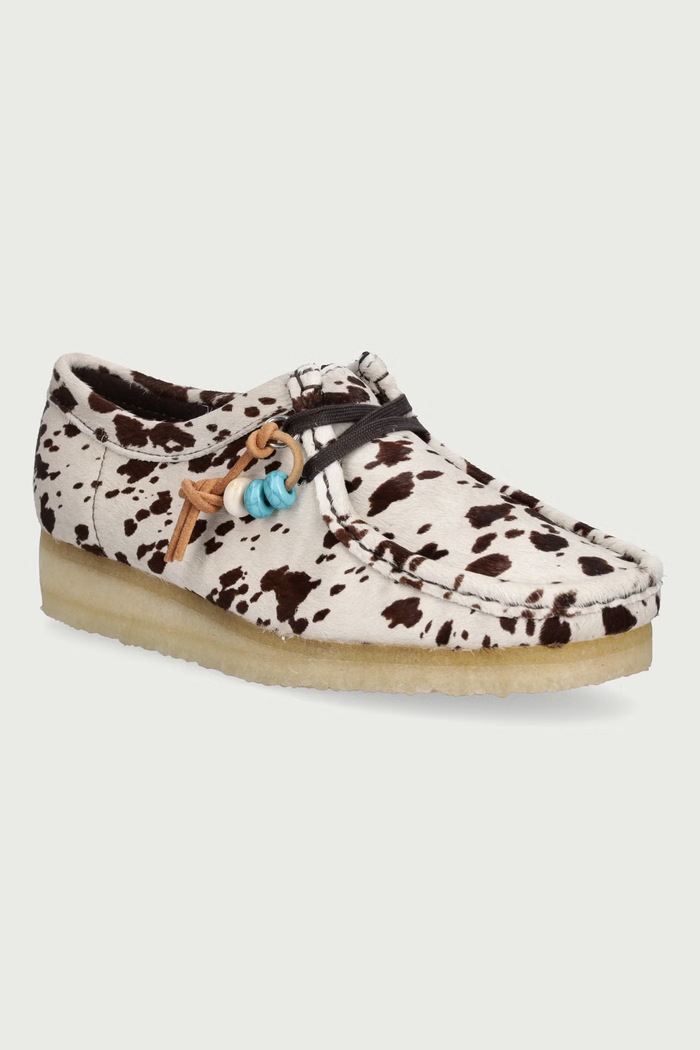 Clarks Originals Mokasyny damskie skórzane brązowy 26328442