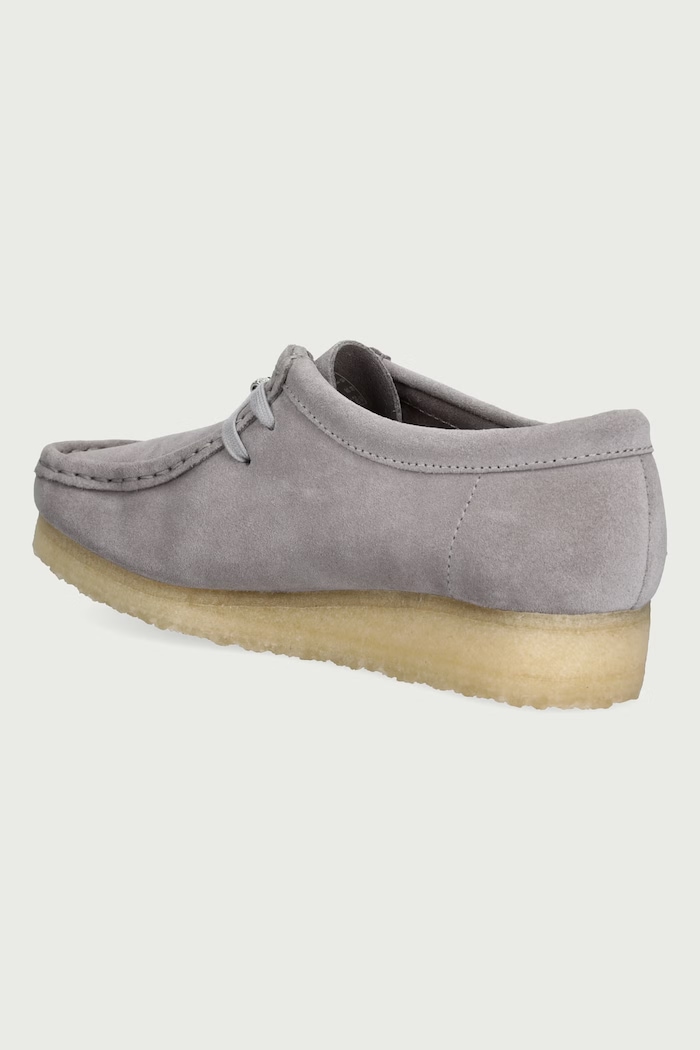 Obuwie Clarks Originals Mokasyny damskie zamszowe 26329404 szary