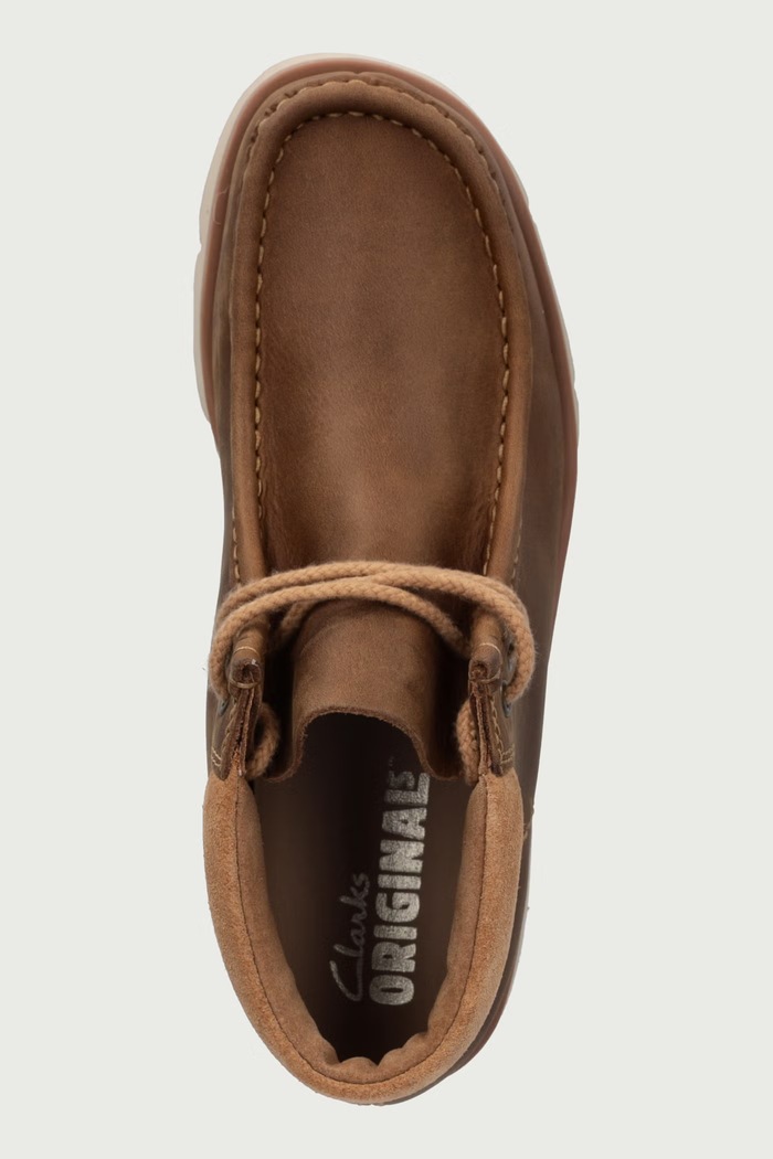 Półbuty damskie skórzane Clarks Originals 26328463 brązowy