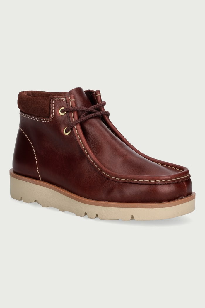 Clarks Originals Półbuty damskie skórzane brązowy 26328465