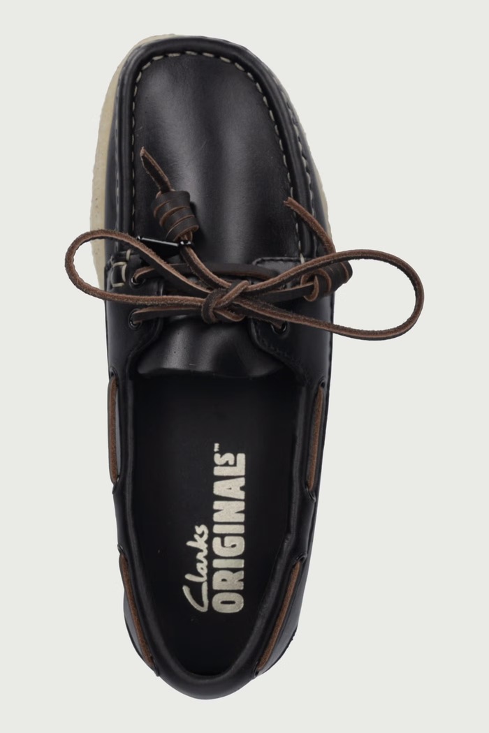 Mokasyny damskie skórzane Clarks Originals 26328103 czarny