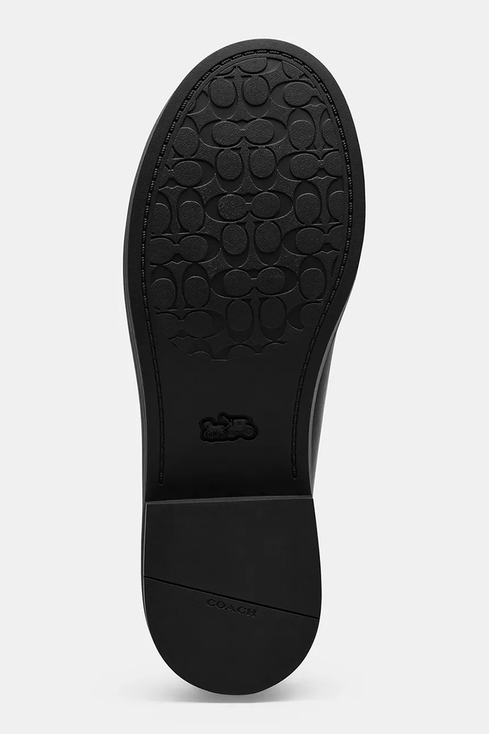 Loafersy damskie skórzane Astor Loafer Coach czarny CFN63.BLK