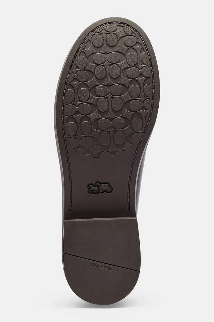 Loafersy damskie skórzane Astor Loafer Coach brązowy CFN63.CHO