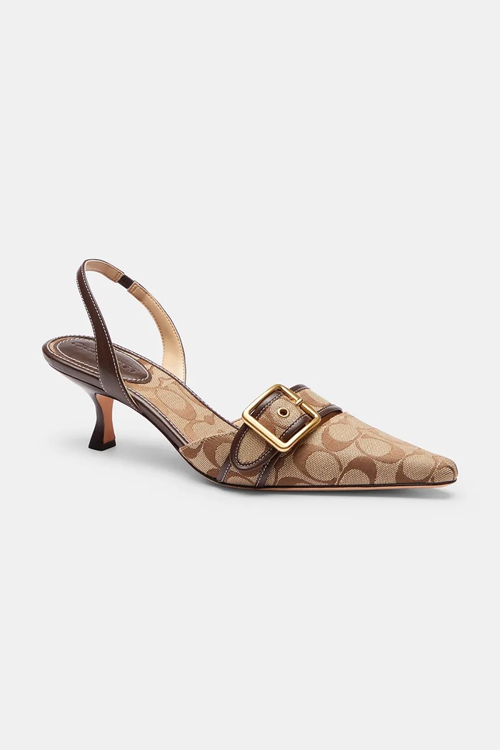 Coach Czółenka Margot Slingback CFZ29.ZCP brązowy AW26