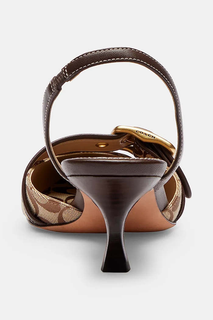 Obuwie Coach Czółenka Margot Slingback CFZ29.ZCP brązowy