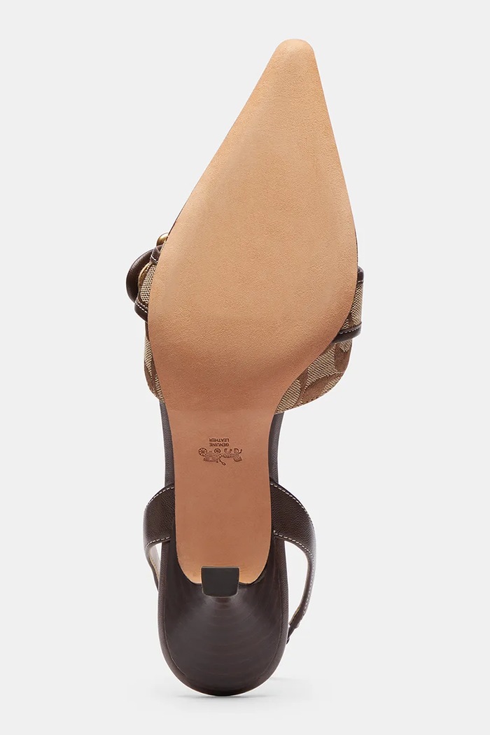 Czółenka Margot Slingback Coach brązowy CFZ29.ZCP