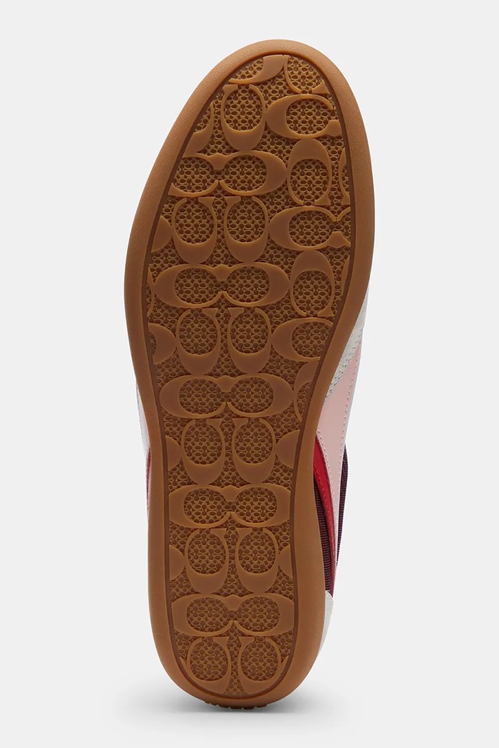 Coach Track Sneaker sneakersy damskie Coach bordowy CFX74.ZCC