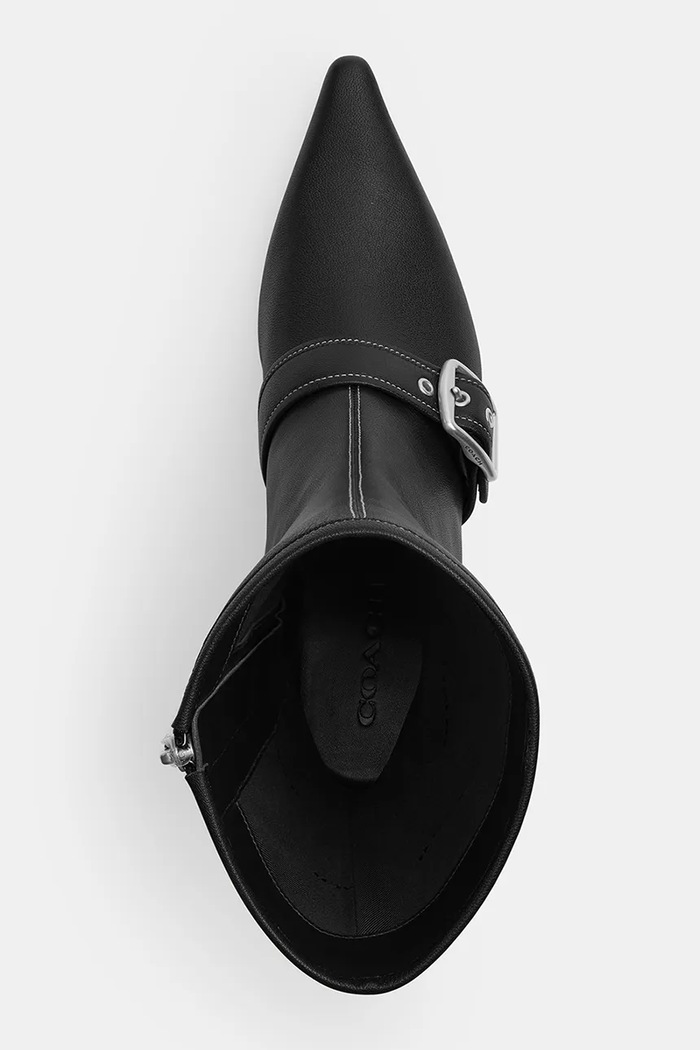 Kozaki damskie skórzane Margot Boot Coach CFY89.BLK czarny