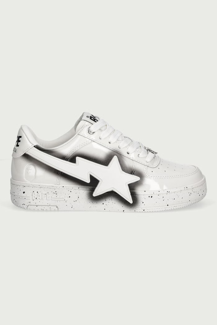A Bathing Ape BAPE STA OS #2 sneakersy damskie skórzane 0ZXSHW310912Q biały AW26