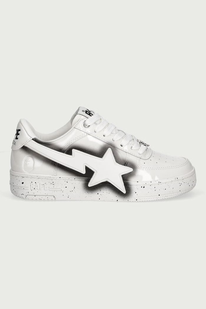 A Bathing Ape BAPE STA OS #2 sneakersy damskie skórzane 0ZXSHW310912Q biały AW26