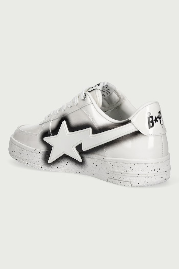 Obuwie A Bathing Ape BAPE STA OS #2 sneakersy damskie skórzane 0ZXSHW310912Q biały