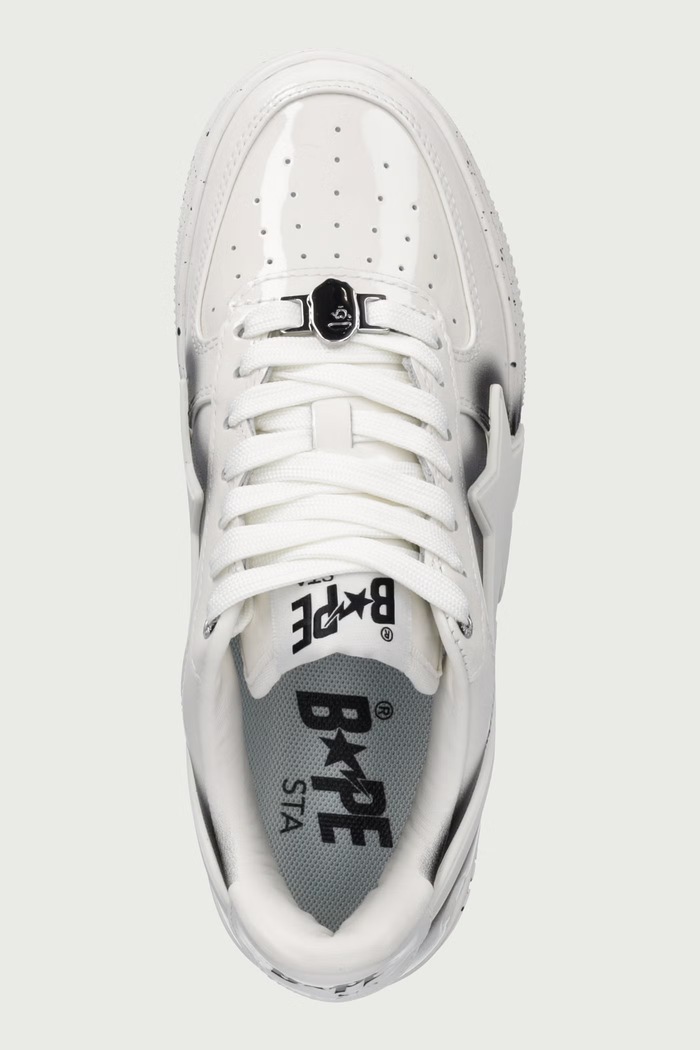 BAPE STA OS #2 sneakersy damskie skórzane A Bathing Ape 0ZXSHW310912Q biały