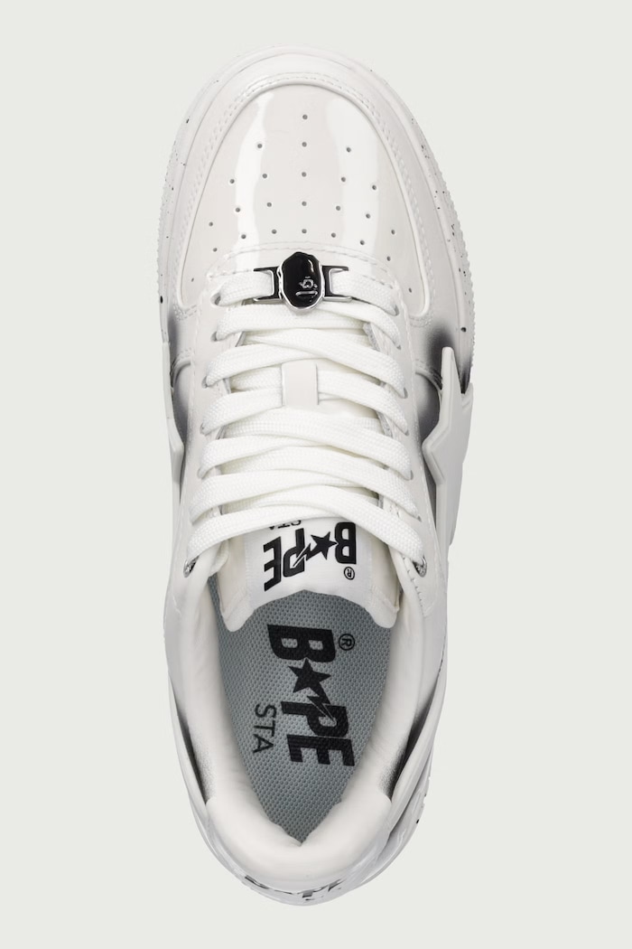 BAPE STA OS #2 sneakersy damskie skórzane A Bathing Ape 0ZXSHW310912Q biały