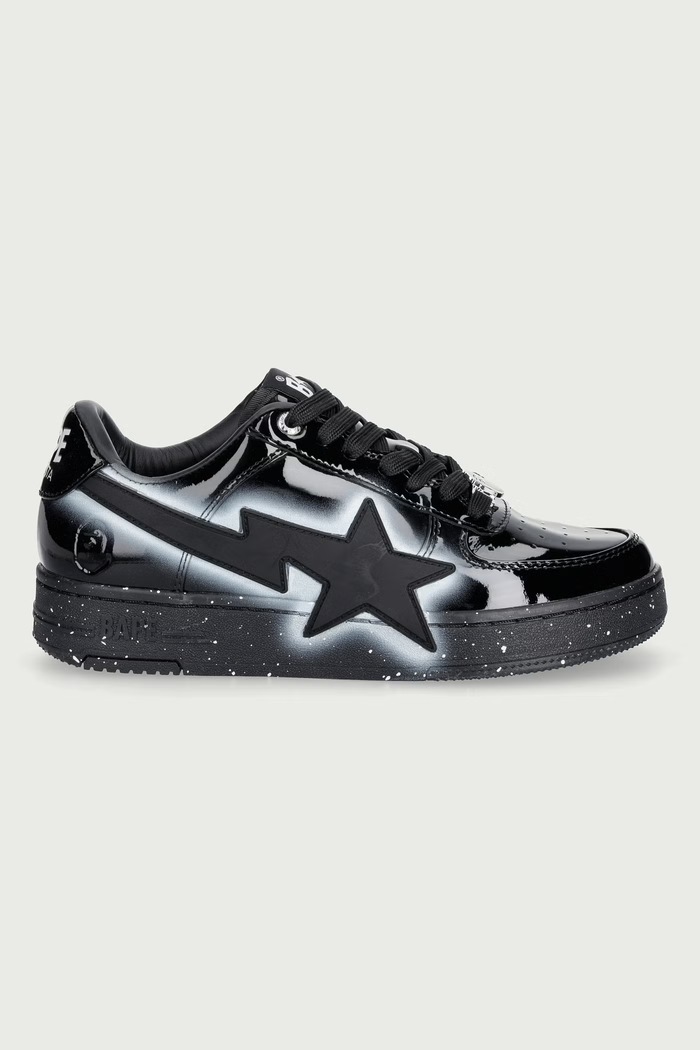 A Bathing Ape BAPE STA OS #2 sneakersy damskie skórzane 0ZXSHW310912Q czarny AW26