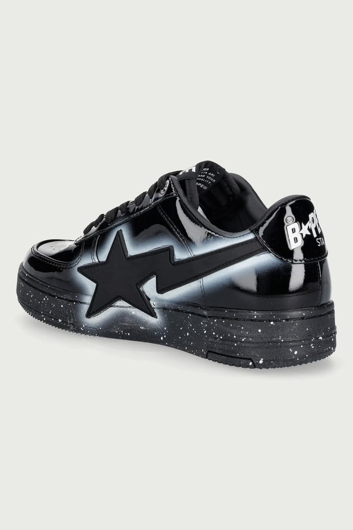 Obuwie A Bathing Ape BAPE STA OS #2 sneakersy damskie skórzane 0ZXSHW310912Q czarny