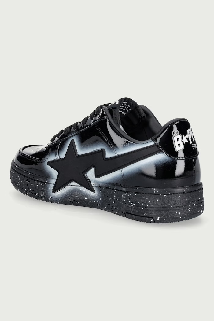 Obuwie A Bathing Ape BAPE STA OS #2 sneakersy damskie skórzane 0ZXSHW310912Q czarny
