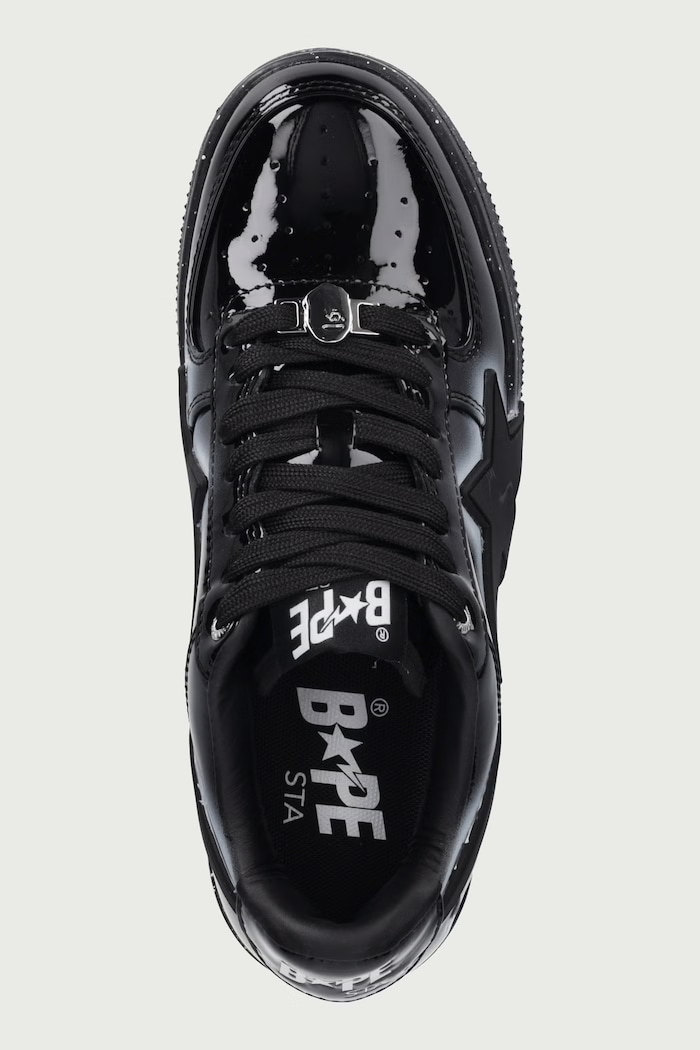 BAPE STA OS #2 sneakersy damskie skórzane A Bathing Ape 0ZXSHW310912Q czarny