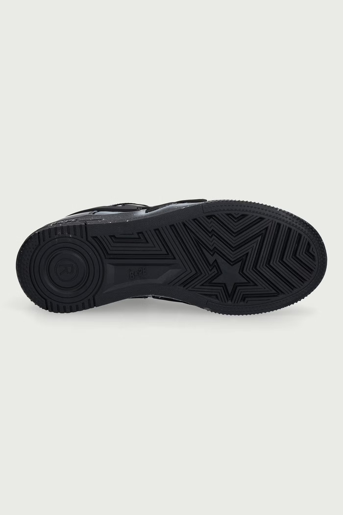 BAPE STA OS #2 sneakersy damskie skórzane A Bathing Ape czarny 0ZXSHW310912Q