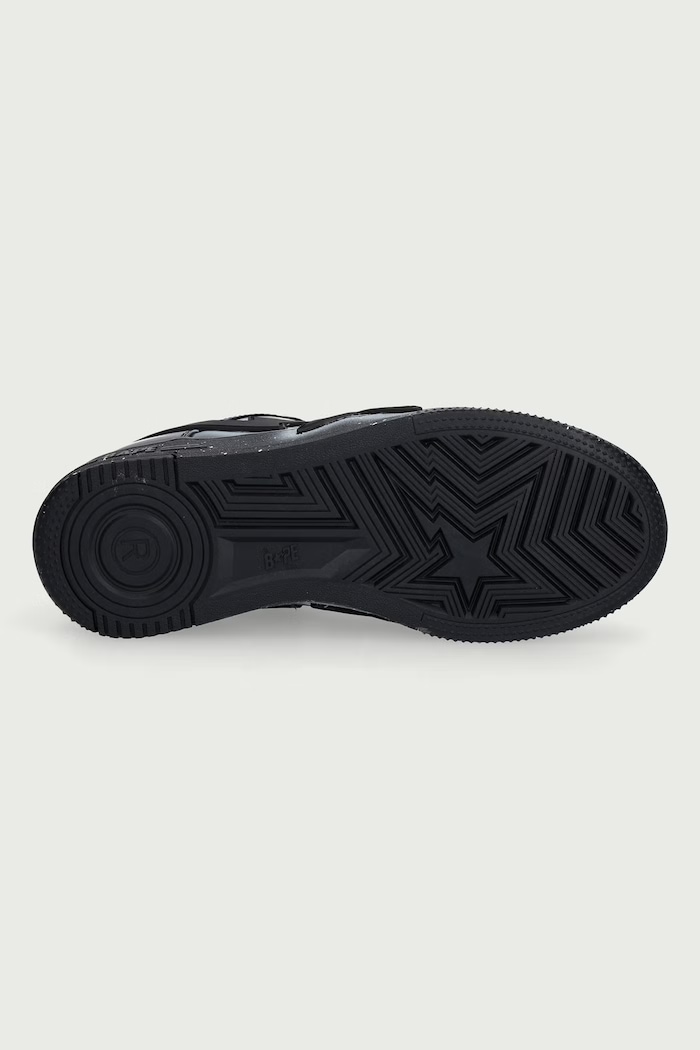 BAPE STA OS #2 sneakersy damskie skórzane A Bathing Ape czarny 0ZXSHW310912Q