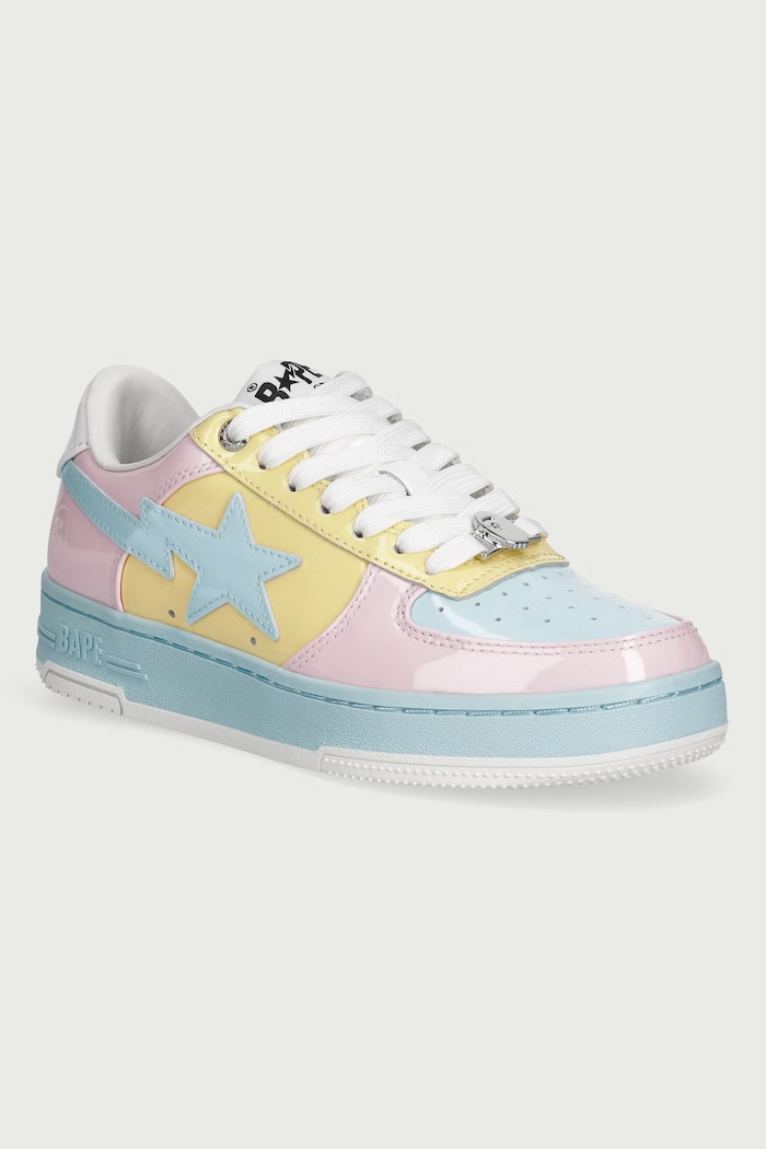 A Bathing Ape BAPE STA #6-3 sneakersy damskie skórzane różowy 0ZXSHW331912Q