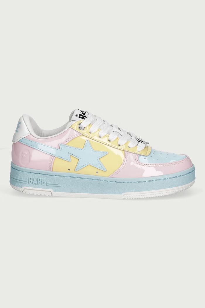 A Bathing Ape BAPE STA #6-3 sneakersy damskie skórzane 0ZXSHW331912Q różowy AW26