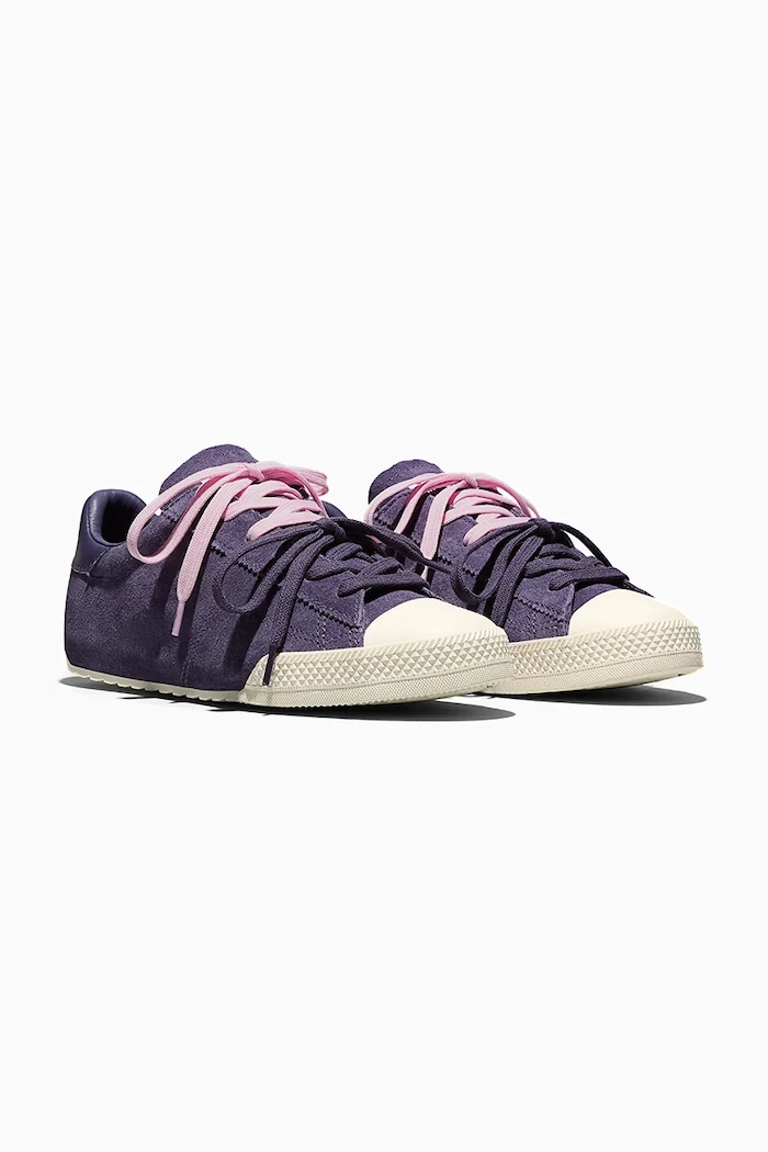Converse CHUCK TAYLOR LO trampki damskie zamszowe niskie A20131C fioletowy AW26